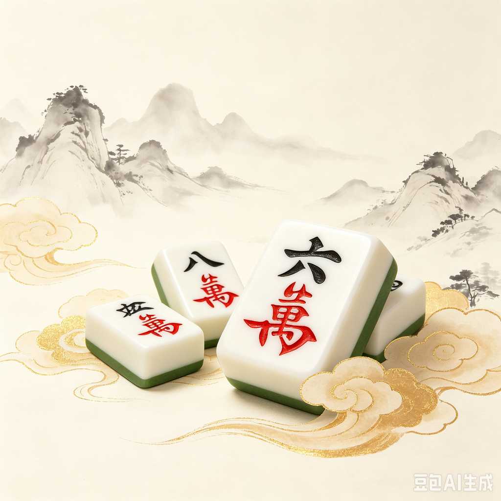 mahjong tile rack set